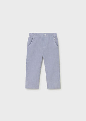 Bukse Seersucker Capri Blue