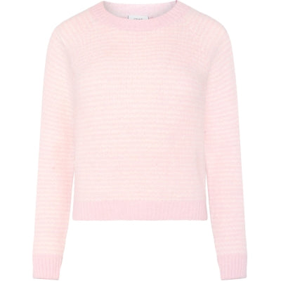 Genser GRCienne LS Crew Knit Light Rose