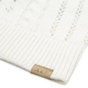 Cardigan Cropped Cable Jet Stream