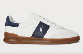 Sko Heritage Area Leather White/Navy