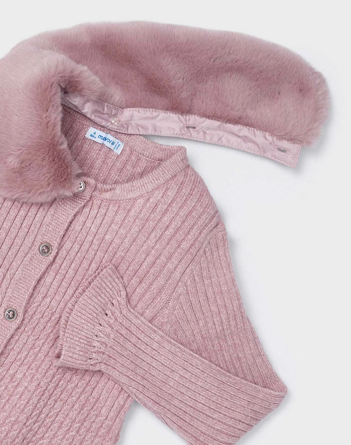 Cardigan M/Pels Rosa