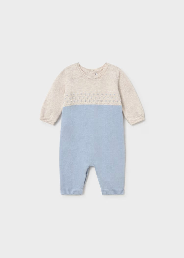 Sparkedress Knit Romper Sky