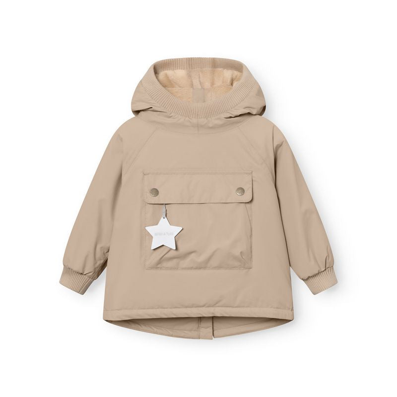Anorakk Baby Wen Fleece Lined Winter Savannah Tan