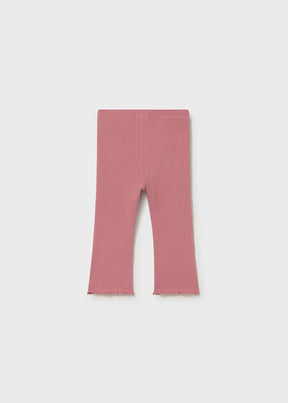 Bukse Rib Flare Blush
