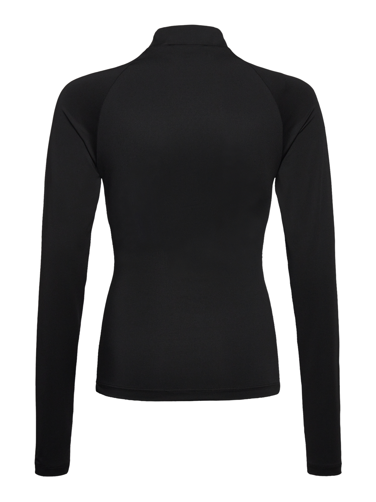 Jakke Billie LS Zipper T-Neck Black
