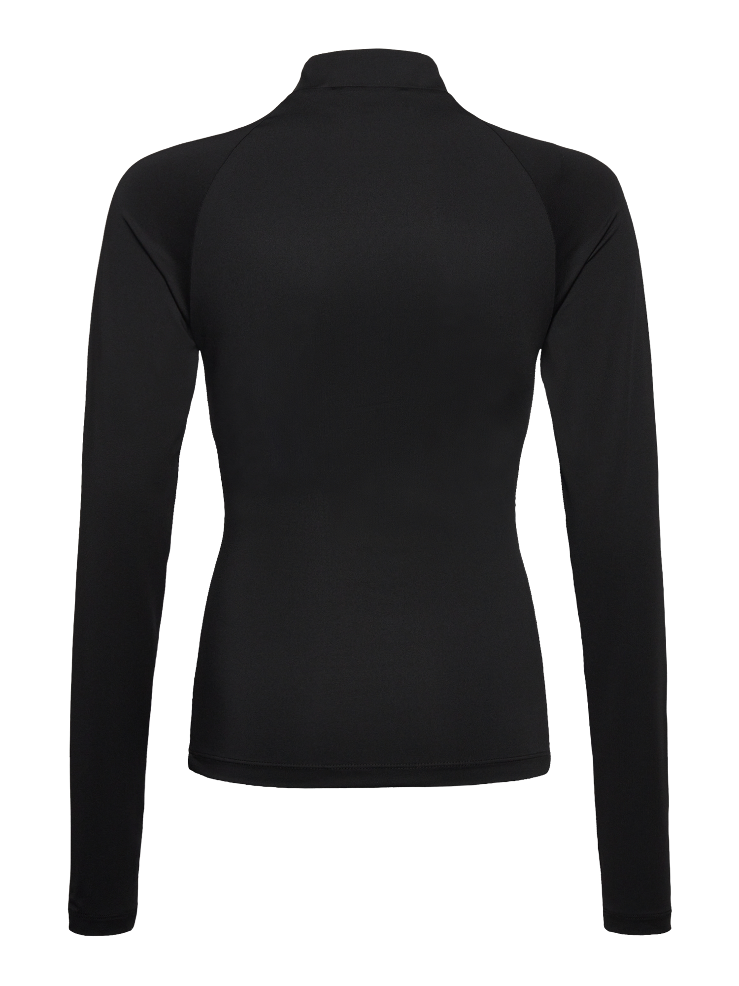 Jakke Billie LS Zipper T-Neck Black