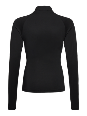 Jakke Billie LS Zipper T-Neck Black