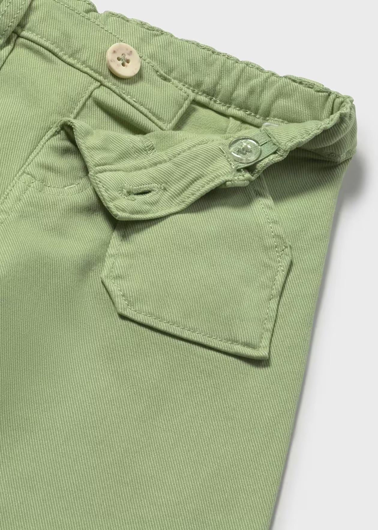 Bukse Twill Loose Basil