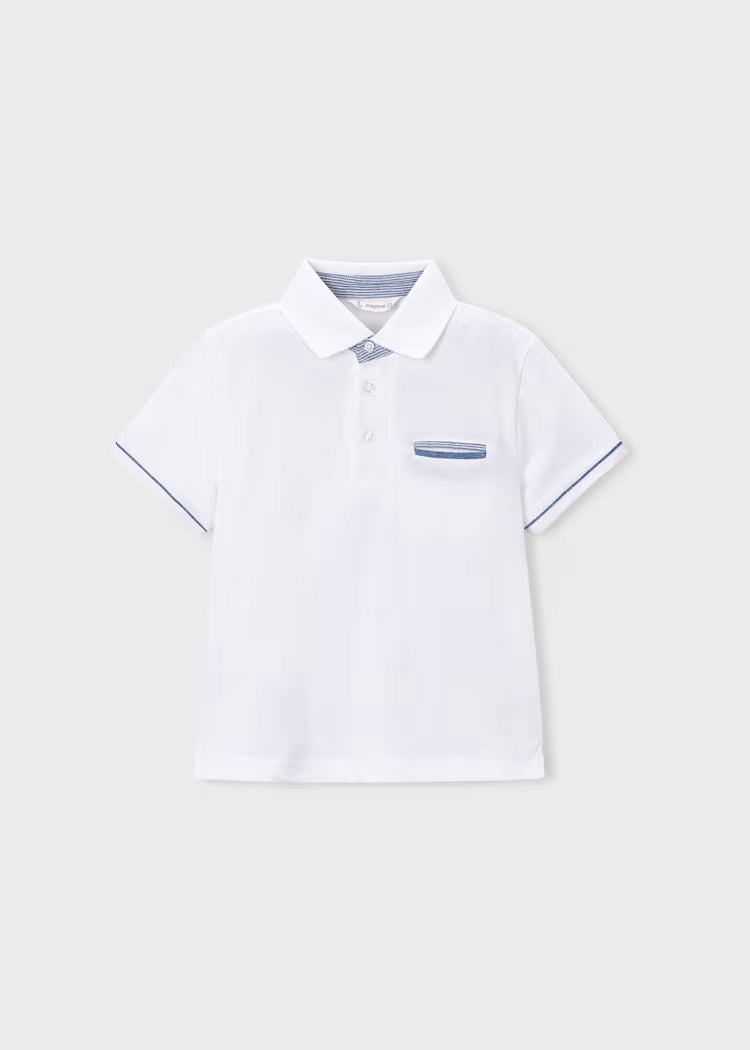 T-skjorte Polo Suiting White