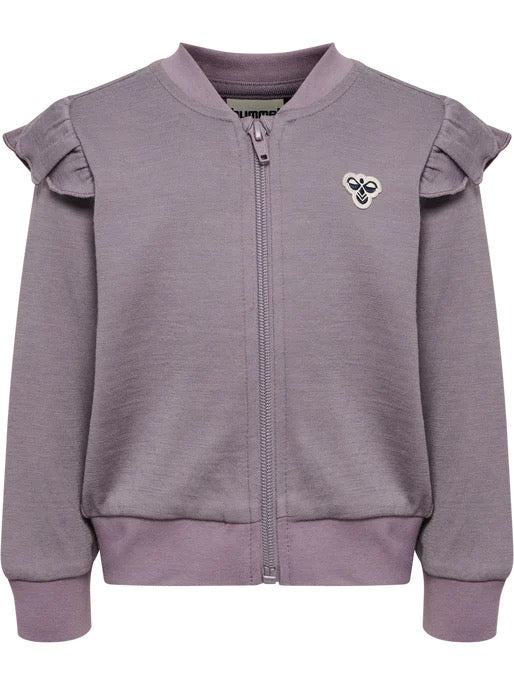 Jakke Ull Bee Zip Gray Ridge