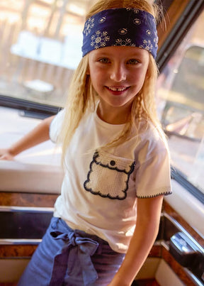 T-skjorte M/lomme Off White