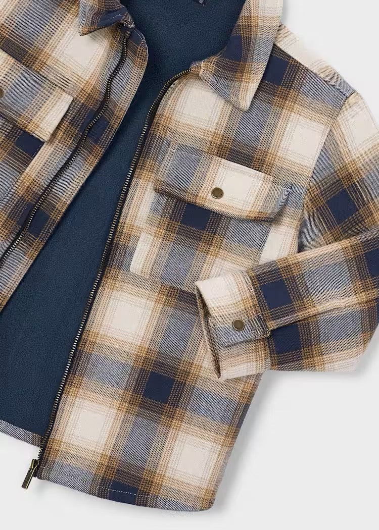 Skjorte Zip Check Ink