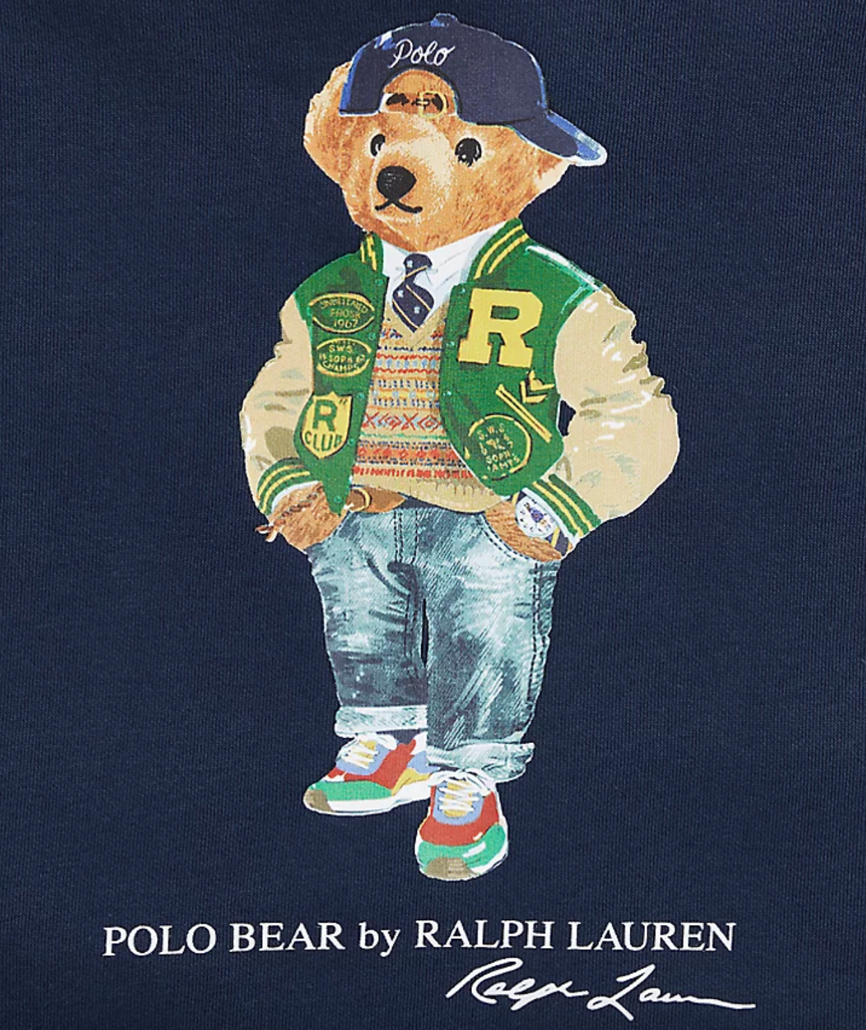 Hettegenser Polo Bear Navy Newport