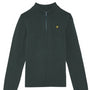 Genser 1/4 Zip Jumper Arygle Teal