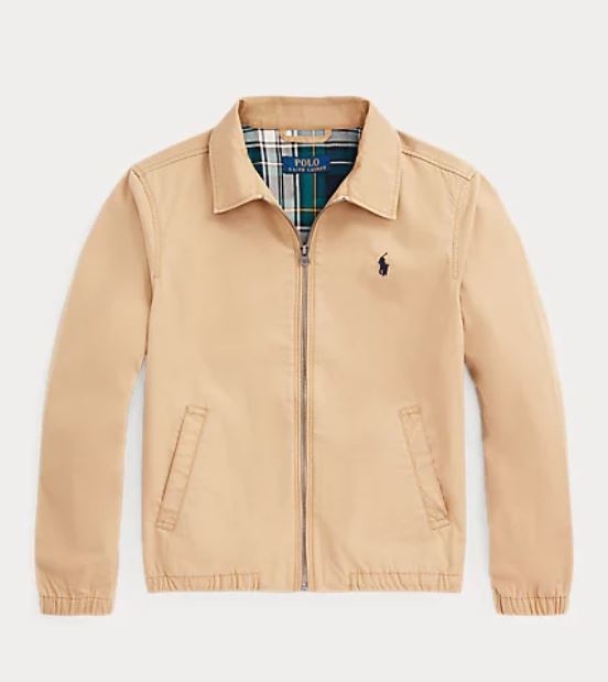 Jakke Bayport Cotton Poplin Cafe Tan