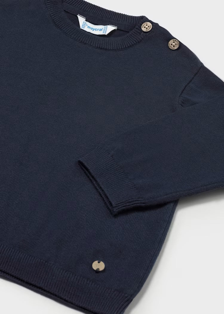 Genser Basic Knit Blue