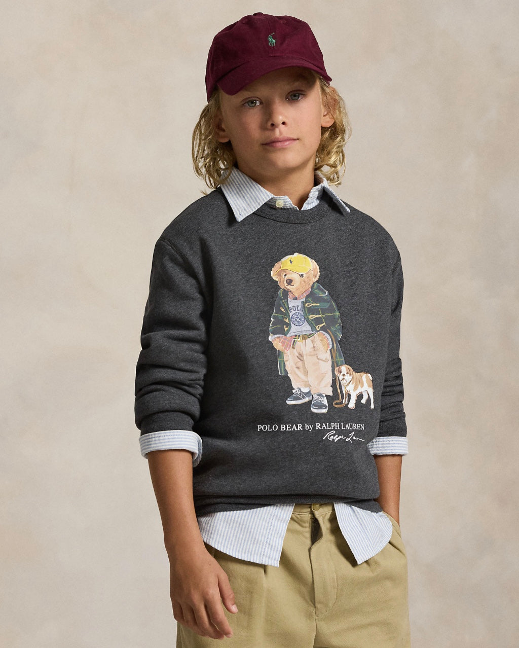 Genser Polo Bear Windsor Heather