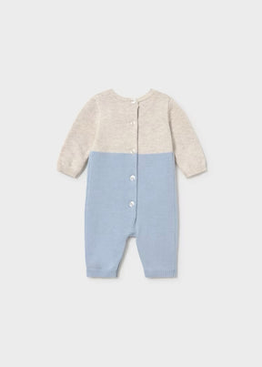 Sparkedress Knit Romper Sky