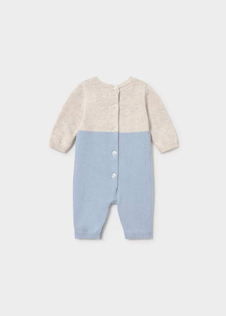 Sparkedress Knit Romper Sky