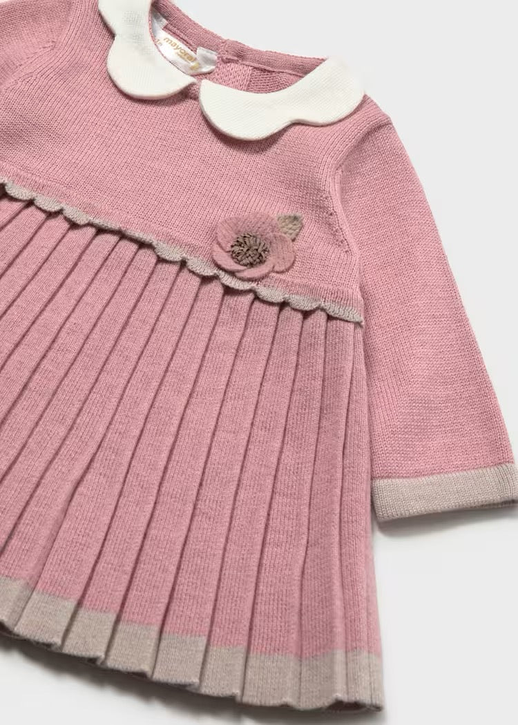 Kjole Knit Tricot Blush Pink
