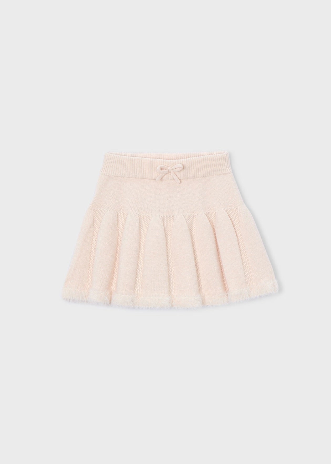 Skjørt Knitted/Faux Fur Almond