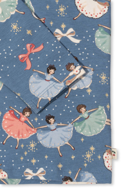Pysjamas Christmas Snow Bow Ballerina