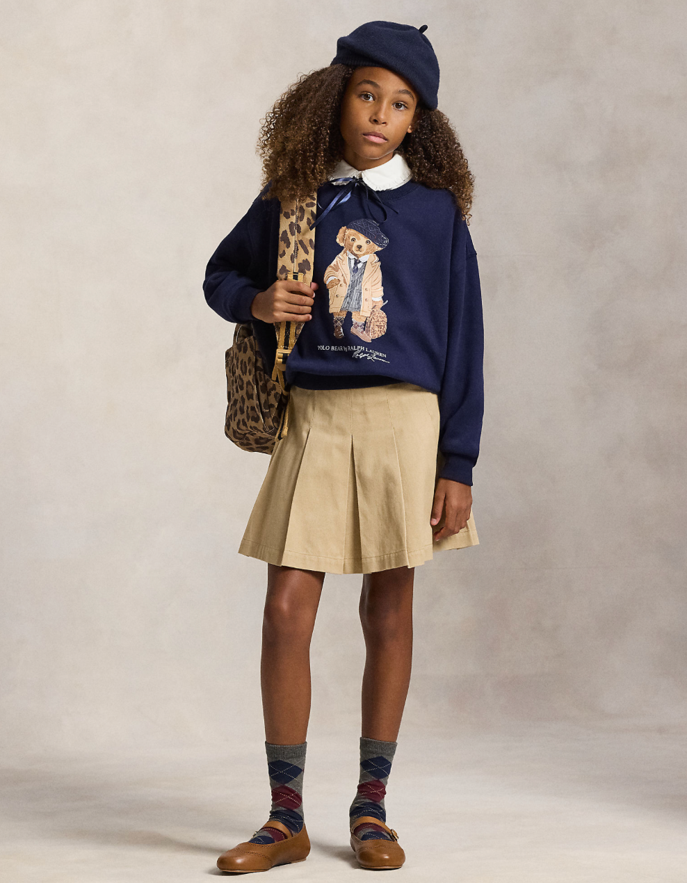 Genser Polo Bear Refined Navy