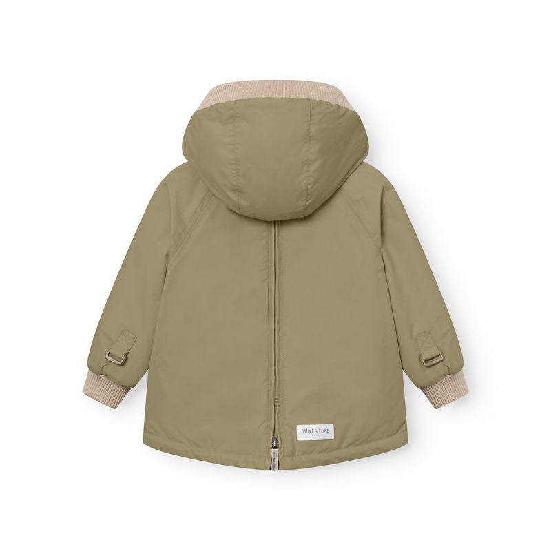 Anorakk Baby Wen Fleece Lined Winter Aloe Green