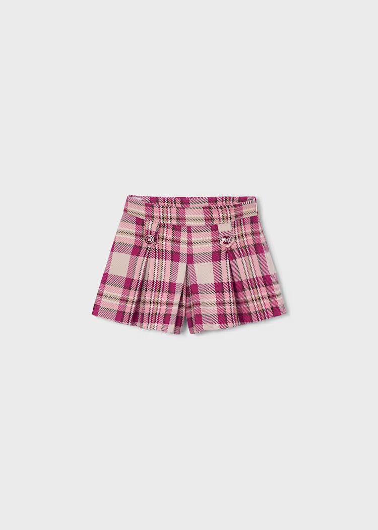 Shorts Plaid/Check Raspberry
