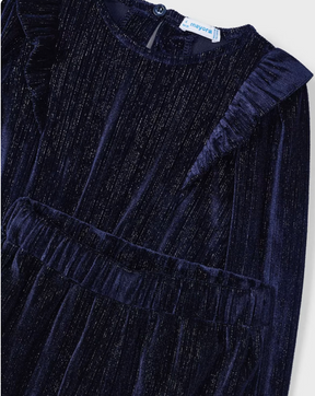 Sett Velour Glitter Navy