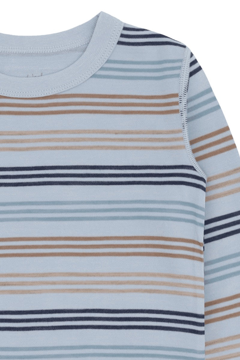 Genser Abba 3 Stripes Baby Blue