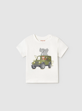 T-skjorte Print Vehicle Cream