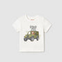 T-skjorte Print Vehicle Cream