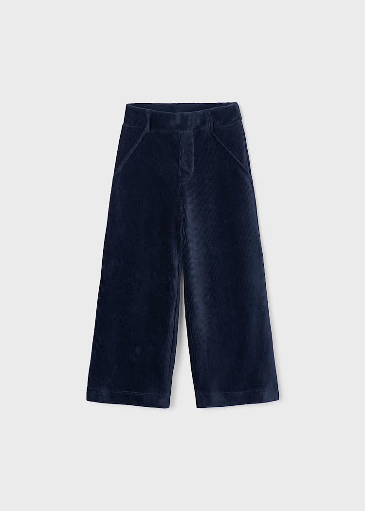 Bukse Corduroy Wide Navy