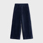 Bukse Corduroy Wide Navy