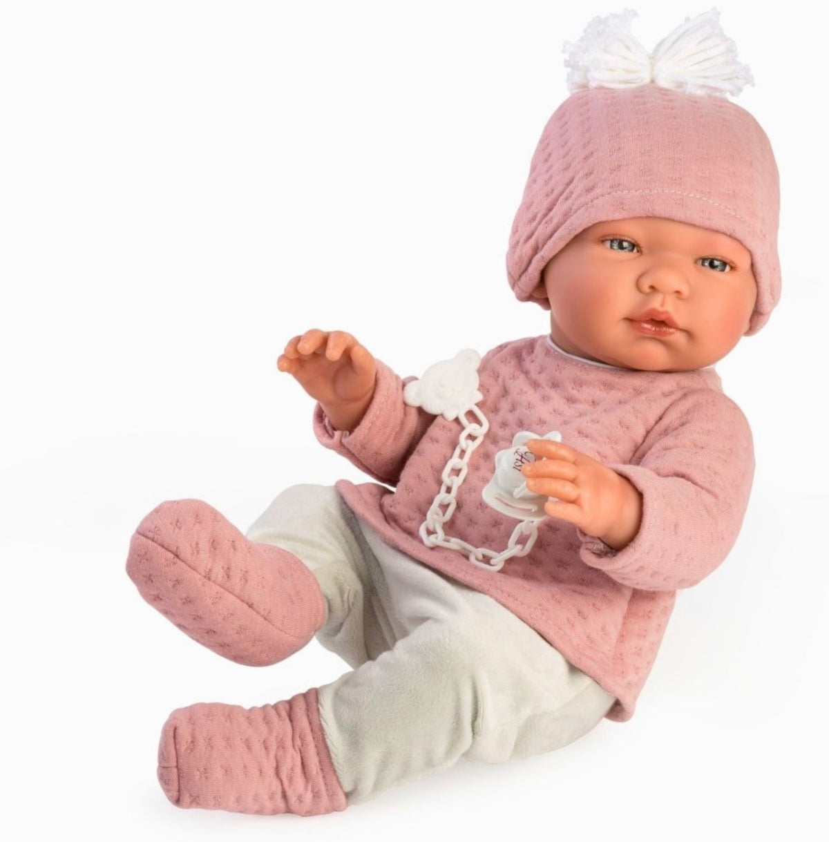 Dukke Maria Rosa/Grå 43cm