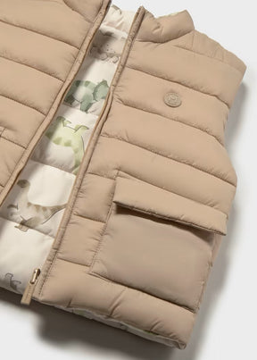 Vest Reversible Dino Dark Taupe