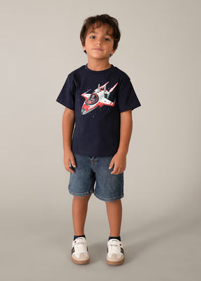 T-skjorte Rocket Navy