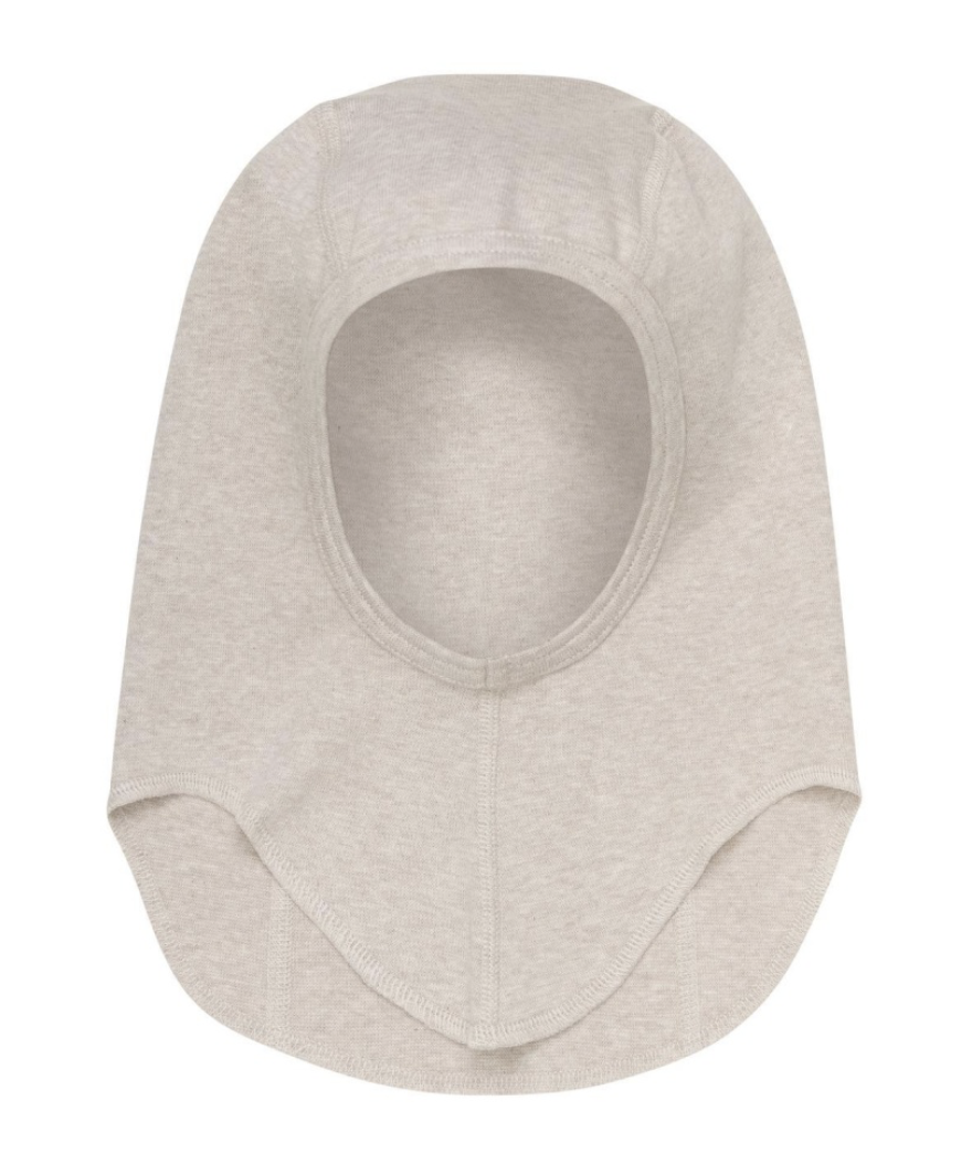 Balaclava Wool Rib Camel Melange