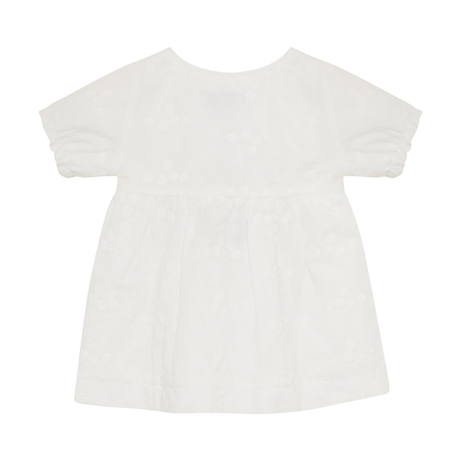 Kjole Baby Embroidery Antique White
