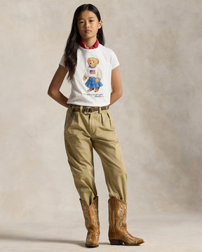 T-skjorte Bear Cotton White