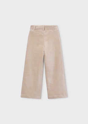 Bukse Corduroy Wide Beige