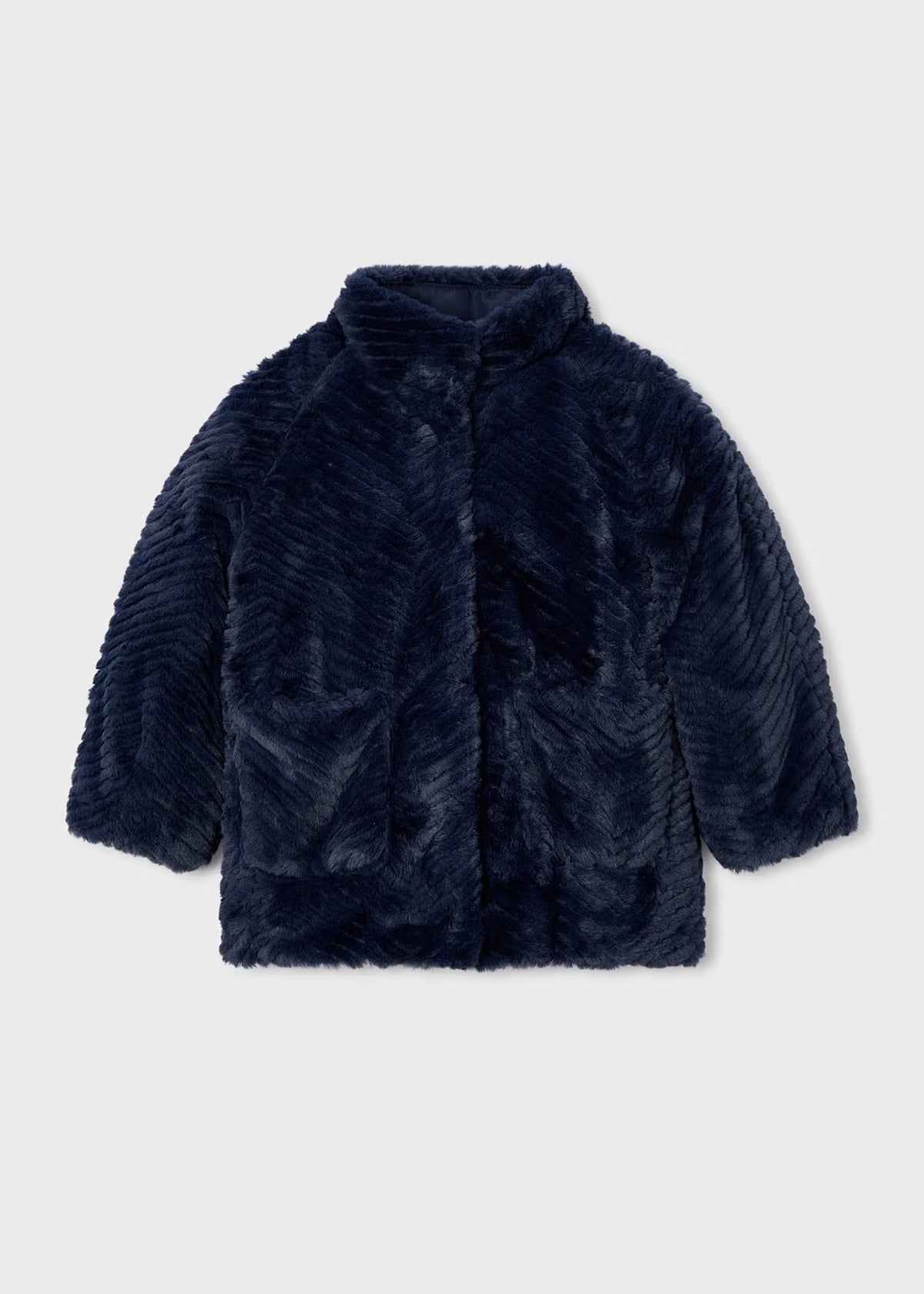 Kåpe Faux Fur Navy