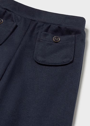 Bukse Twill Knit Navy
