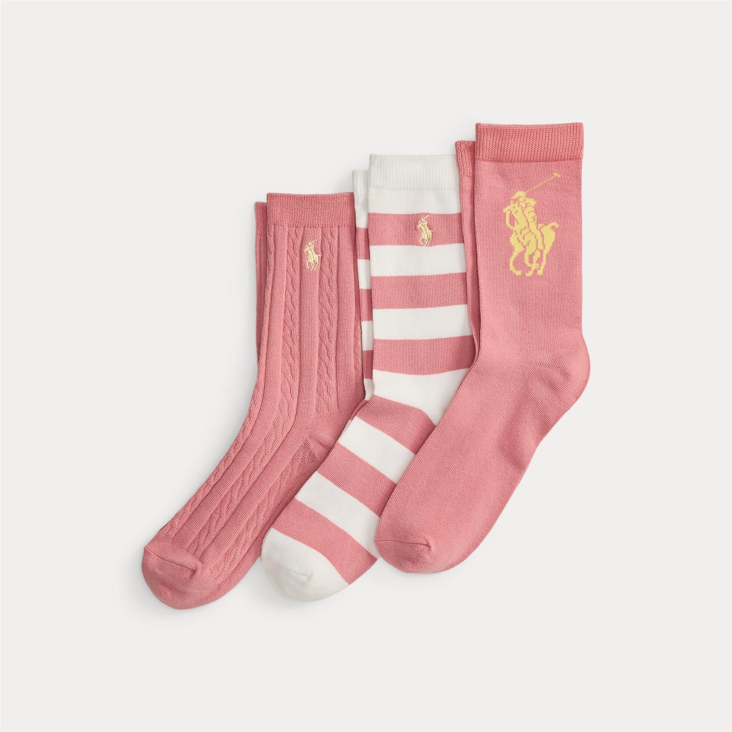 Sokker 3pk Candy Pink