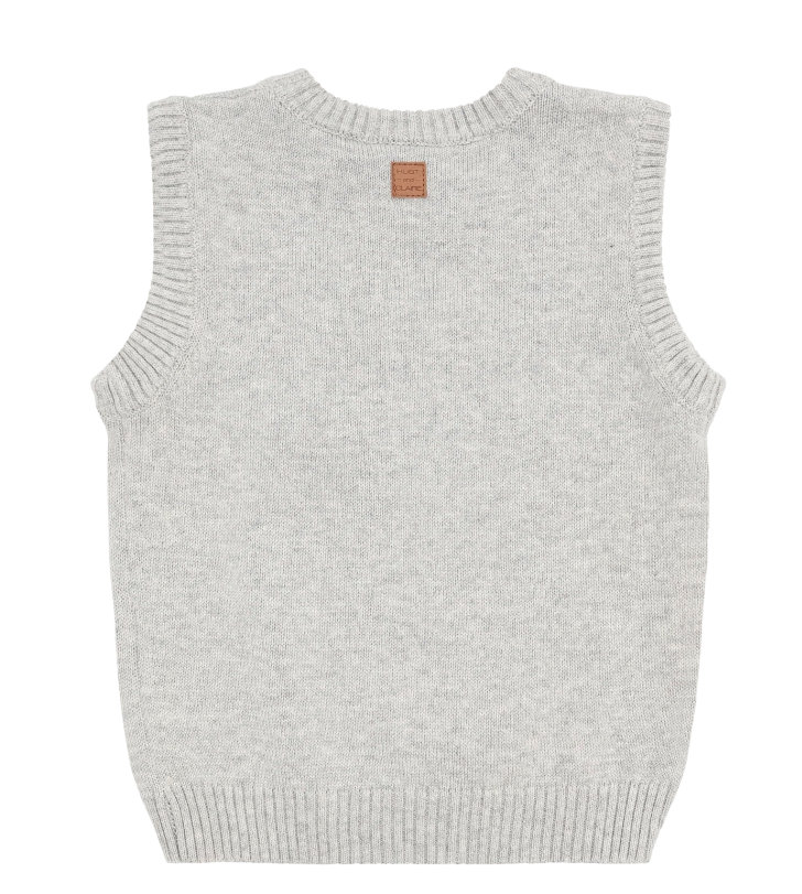 Vest Princo Reindeer Soft Grey Melange