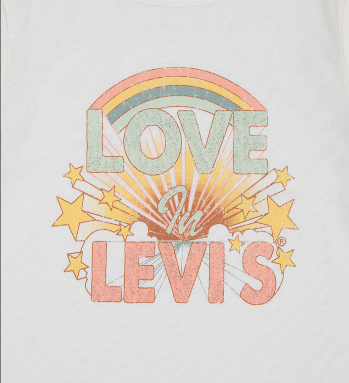 T-skjorte Love in Levi's Gardenia