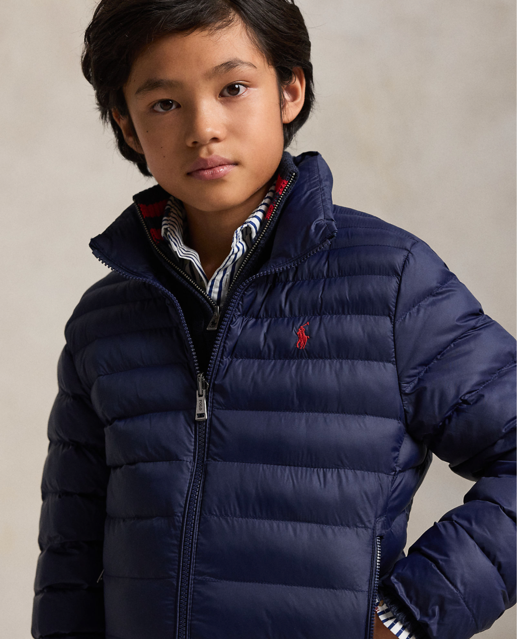 Jakke P-Layer 2 Packable Quilted Navy