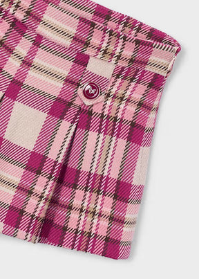 Shorts Plaid/Check Raspberry