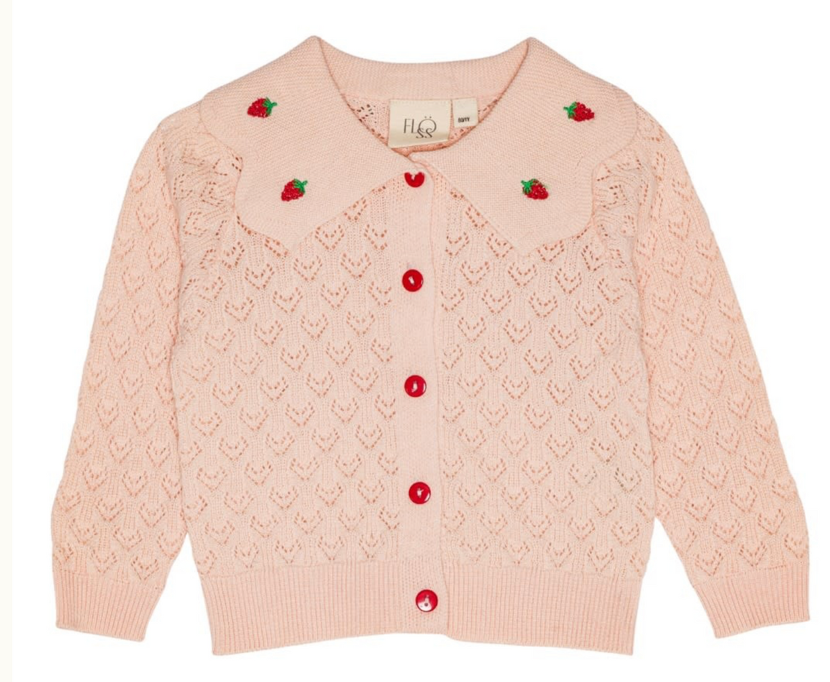 Cardigan Isabel Light Pink/Red